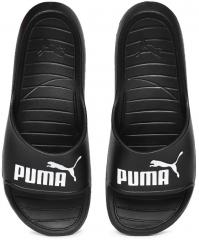 Puma Black Printed Sliders men