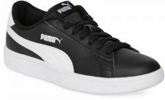 Puma Black Smash V2 L Jr Leather Sneakers boys