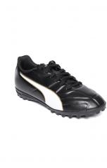 Puma Boys Black & White Classico C II TT Football Shoes