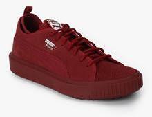 maroon puma sneakers