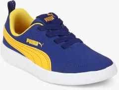 Puma Courtflex Pre School Blue Sneaker boys