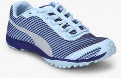Puma evoSPEED Haraka 5 Wn Blue Cricket Shoes women
