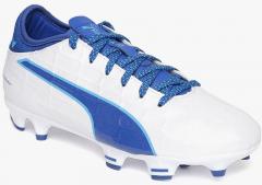 Puma Evotouch 3 Fg Jr White Football Shoes girls