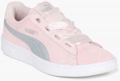 Puma Girls Peach Coloured Sneakers