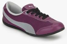 Puma Karlie Dp Purple Sporty Sneakers women