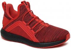 Puma Kids Red Mega Nrgy Heather Knit Ac Ps Running Shoes girls