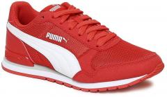 Puma Kids Red St Runner V2 Mesh Jr Running Shoes girls
