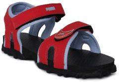 Puma Kids Red Track Junior Sports Sandals