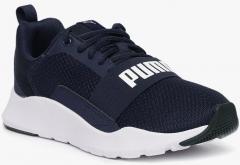 Puma Navy Blue Wired Jr Sneakers girls