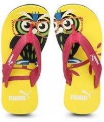 Puma Owl Jr Ind Yellow Flip Flops boys
