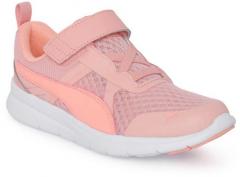 Puma Peach Coloured Running Shoes girls