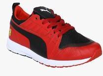 Puma Pitlane Sf Jr Red Running Shoes girls