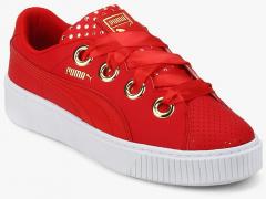 Puma Red Sneakers women