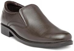 Red Chief Brown Leather Formal Slip Ons men