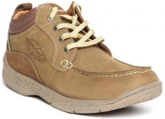Red Chief Camel Brown Flat Boots men