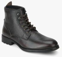 Red Tape Brown Derby Boots men