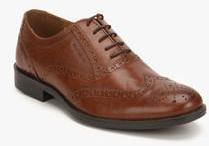 Red Tape Brown Oxford Brogue Formal Shoes men
