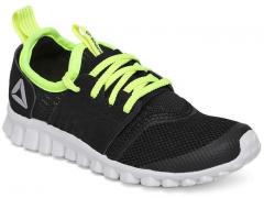 reebok hurtle runner black running shoes