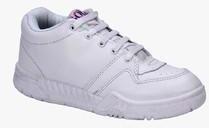Rex Gola White School Shoes for Boys in 