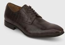 Ruosh Brown Derby Formal Shoes men