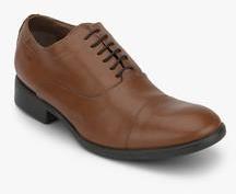 Ruosh Tan Oxford Formal Shoes men