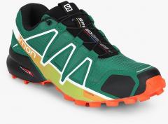 Salomon Speedcross 4 Green Running Shoes men