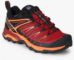 Salomon X Ultra 3 Red Trekking Shoes men