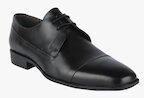 Salt N Pepper Black Leather Derbys Formal Shoes men