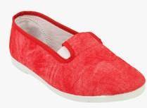 Scentra Red Moccasins women
