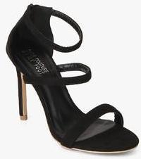 Shoe Couture Black Ankle Strap Stilettos women