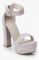 Shoe Couture Grey Ankle Strap Sandals women