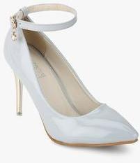 Shoe Couture Grey Ankle Strap Stilettos women