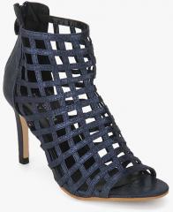 Shoe Couture Navy Blue Solid Gladiators women