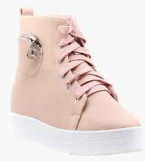 Shuberry Pink Casual Sneakers women