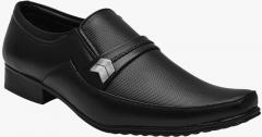 Sir Corbett Black Slip On Formal Shoes men