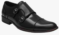 Sir Corbett Monk Strap Black Formal Shoes