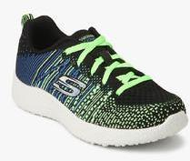 Skechers Burst In The Mix Black Running Shoes boys