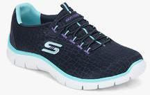 Skechers Empire Navy Blue Running Shoes women