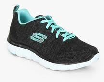 Skechers Flex Appeal2.0 High Energ Dark Grey Running Shoes women