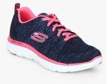 Skechers Flex Appeal2.0 High Energ Navy Blue Running Shoes women