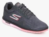 Skechers Go Mini Flex Speedy Grey Running Shoes women