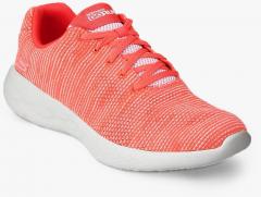 Skechers Go Run 600 Obtain Coral Running Shoes women