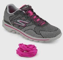 Skechers Go Walk 2 Fuse Grey Running Shoes women