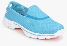 Skechers Go Walk 3 Blue Casual Sneakers women