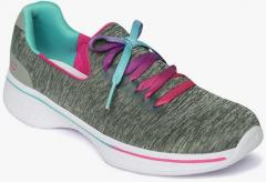 Skechers Go Walk 4 All Day Comfort Grey Sneakers girls