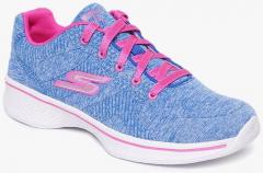 Skechers Go Walk 4 Color Combo Blue Sneakers girls
