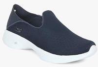 Skechers Go Walk 4 Convertible Navy Blue Running Shoes women