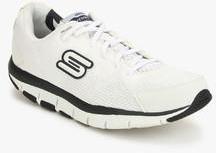 Skechers Liv White Running Shoes men