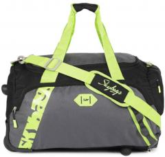 Skybags Grey & Green Xenon Dft 55 Medium Trolley Duffel Bag women