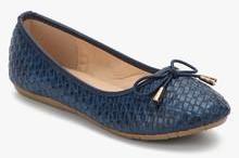 Solovoga Skweave Navy Blue Belly Shoes women